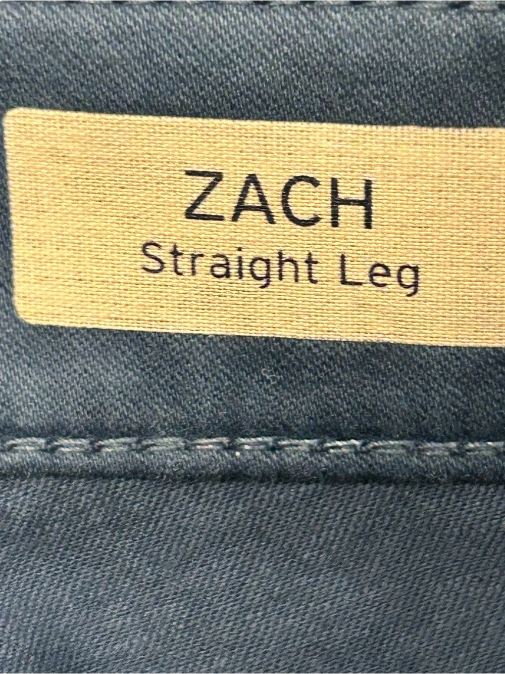Mavi Zach Straight Leg Men's Slate Blue Pants 34/36 Stretch Twill Jeans Casual